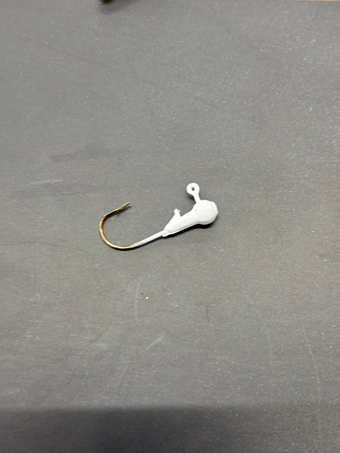White Painted Jig Head (Pack Of 10)