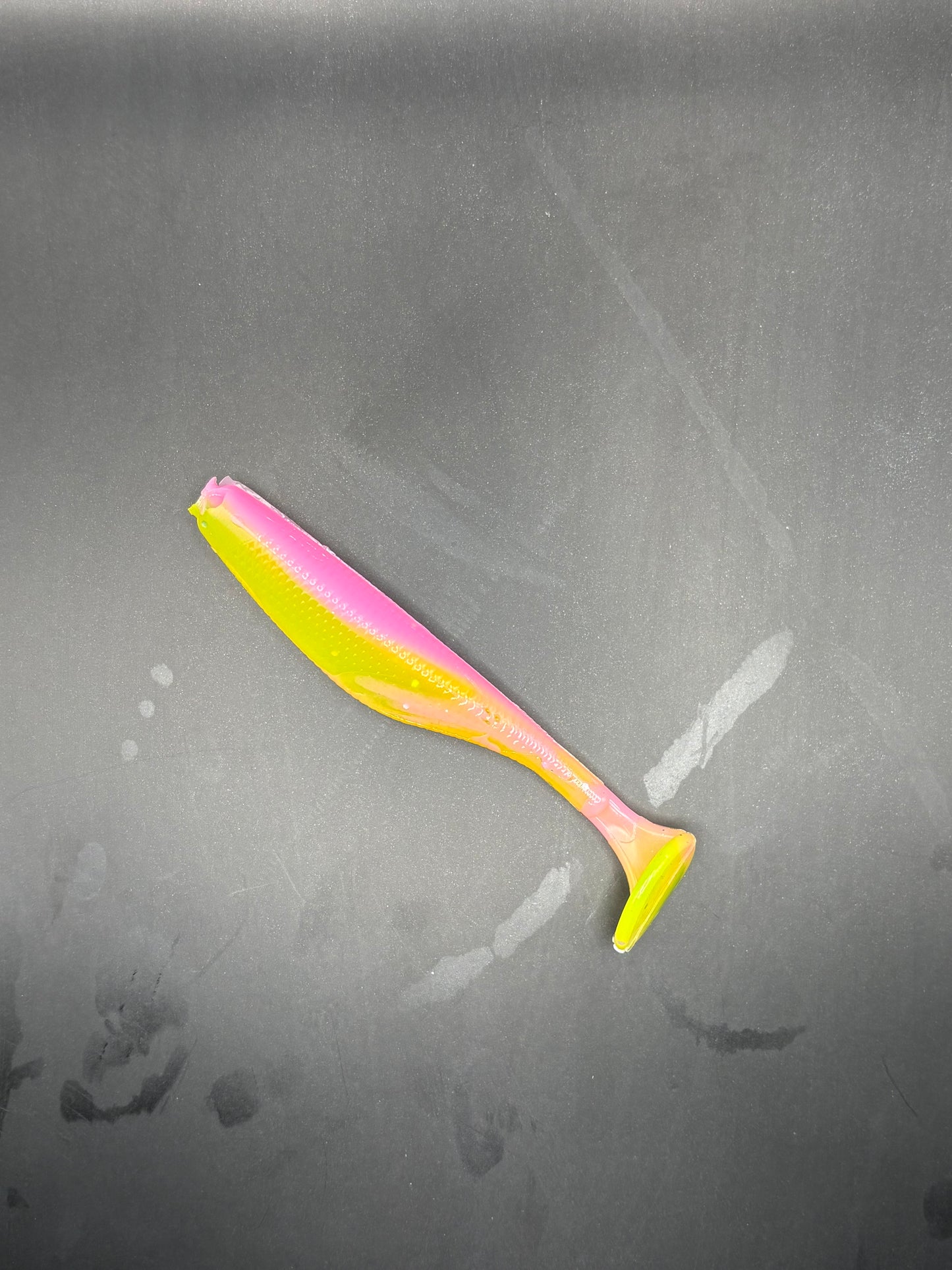 3.8 Inch Pink Lemonade Paddle-Tails (Pack Of 6)