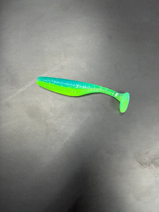 3.8 Inch Baja Bass Paddle-Tail (Pack Of 6)