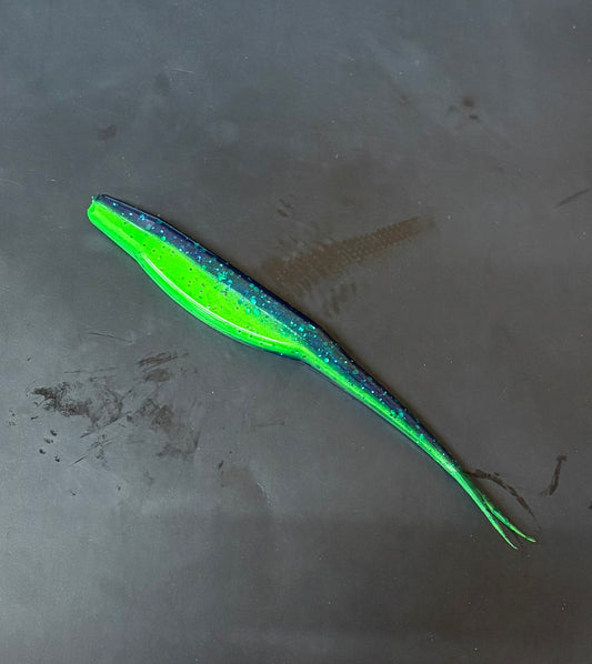 5 Inch Sour JuneBug Jerk-Bait (Pack Of 8)