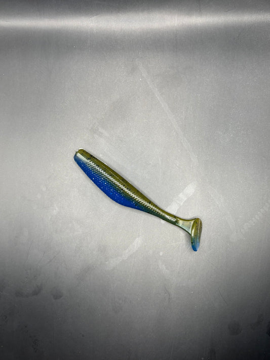 3.8 Inch Electric Gill Paddle-Tails (Pack Of 6)