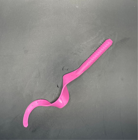4.75 Inch Pink Phantom Curly Tail (Pack of 4)