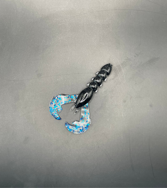 3 Inch Blue Phantom Big Craw (Pack of 3)