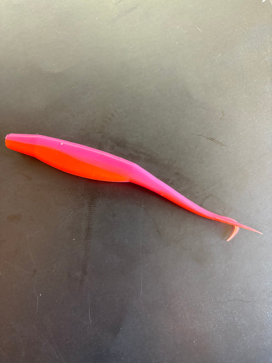 5 Inch Orange Sherbet Jerk-Bait (Pack Of 8)
