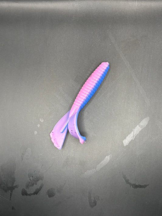 3.5 Inch Cotton-Candy Grub (Pack Of 6)