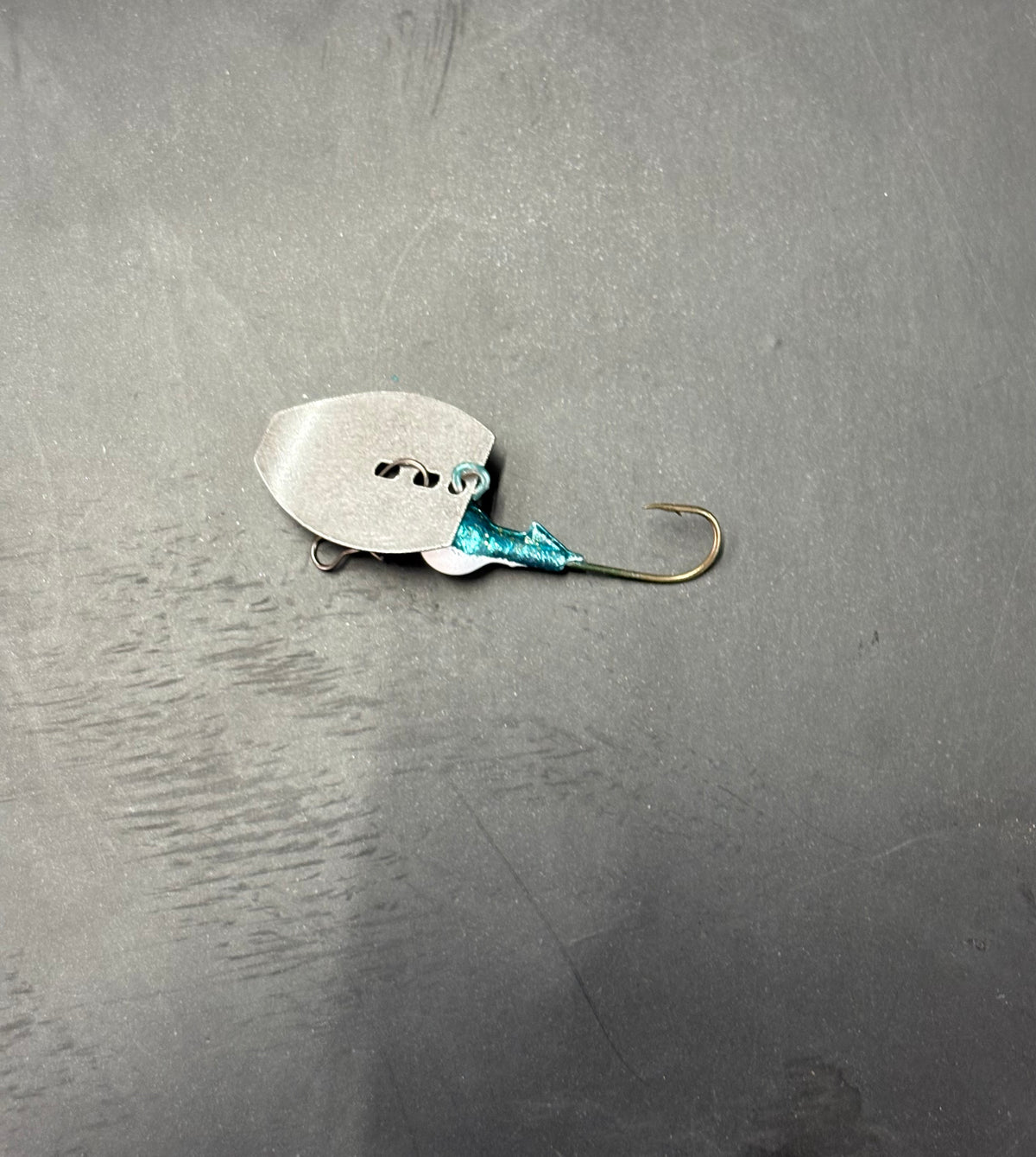1/16oz Glacier Ice Micro Slab Thumper (1 Jig As Shown)